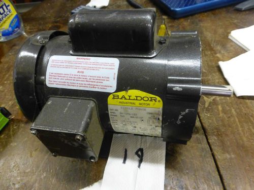 Baldor single phase industrial motor 1/3 hp 56c 115/208-230v 3450 rpm class b for sale
