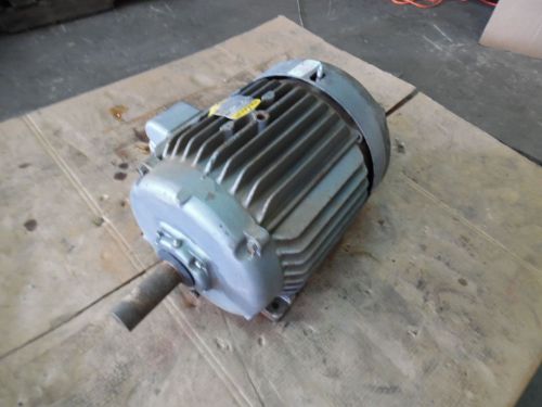 Baldor 15 hp industrial m2333t motor, rpm 1760, fr 254t, v 230/460, used for sale