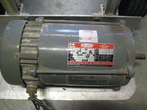Dayton AC Induction Motor # 6K040L 3/4 HP 1725 RPM 115-230 V