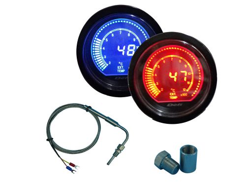 Egt exhaust gas temperaturature sensors with 2-color gauge and weld bund kit for sale