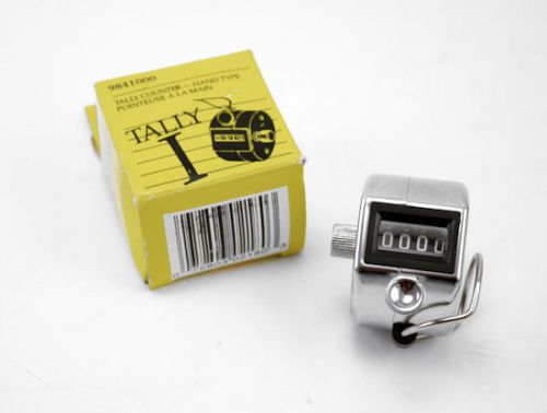 Brand new advantus tally i hand model chrome tally counter with finger ring for sale