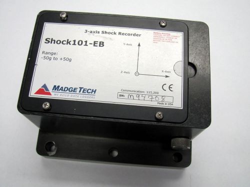 Madgetech shock101-eb  3-axis shock recorder, shipping shock sensor for sale
