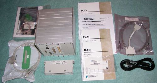 New national instruments scxi-2000 mainframe with scxi-1200 scxi-1122 scxi-1322 for sale