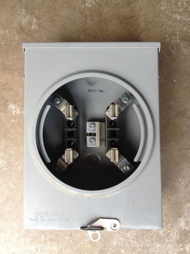 Durham Type 3R Enclosure Meter Socket Catalog No. UT-RS101B item #4143