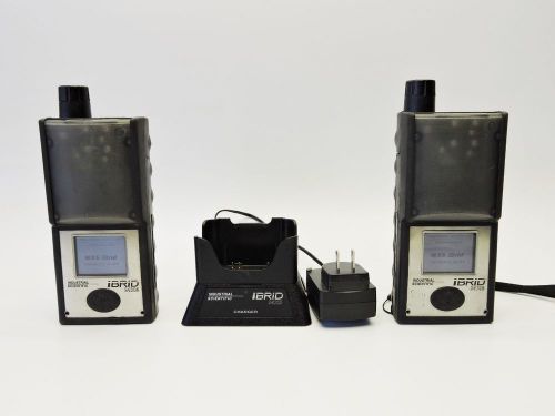 (2) industrial scientific ibird mx6 gas detector for hazardous conditions used for sale