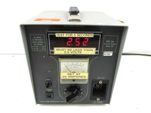 PSC, Inc. Model 30D 0-25/30 AMP Impedance Tester