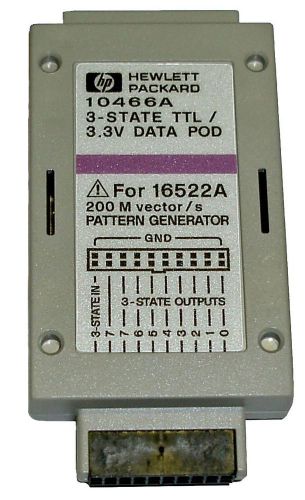 Agilent/HP 10466A (16522A/013) 3-State TTL 3.3 Volt Pattern Generator Data Pod