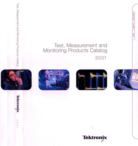 Tektronix (Tek) 2001 Test &amp; Measurement Catalog on CD ROM, Includes Price List
