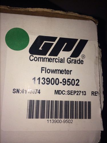 Gpi Flowmeter 113900-9502