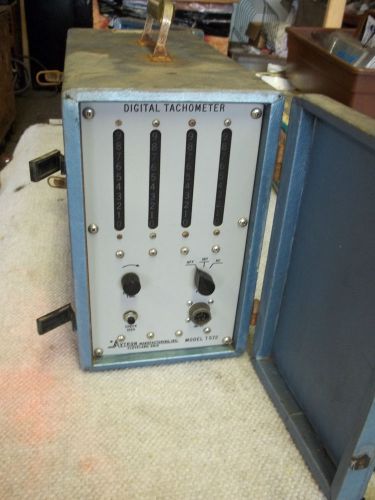 Vintage Avtron digital line shaft tachometer model T572