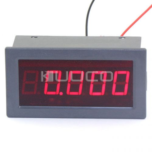 Directly Measure 5 Digit Red LED 10A DC Digital Ammeter Panel Amps Current Meter