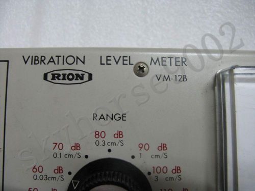 RION Vibration Level Meter VM-12B