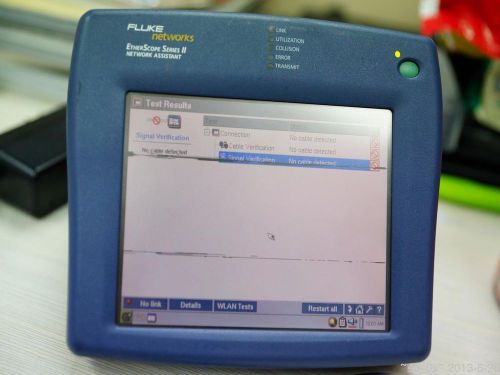 Lcd need exchange spare part only fluke etherscope ii network assistant w/o accs for sale