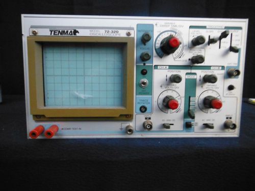 Tenma  Oscilloscope  Modle #72-320 Duel Trace