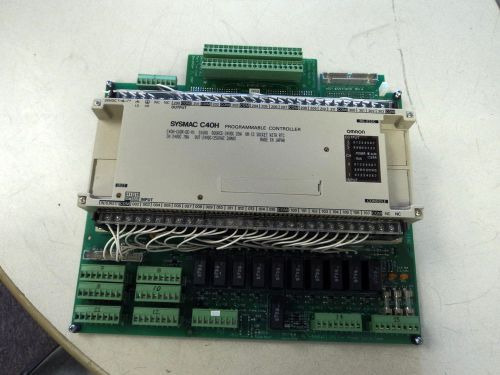 OMRON SYSMAC C40H PROGRAMMABLE CONTROLLER W/MAIN BOARD# 1000-503,