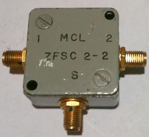 Mini-circuits labs zfsc-2-2 power splitter combiner 10 - 1000 mhz sma for sale