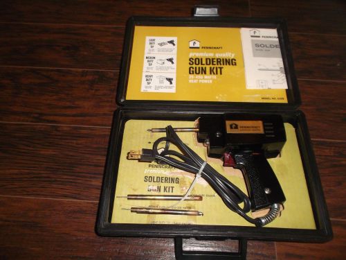 Penncraft premium quality soldering gun kit 6328 with storage case! for sale