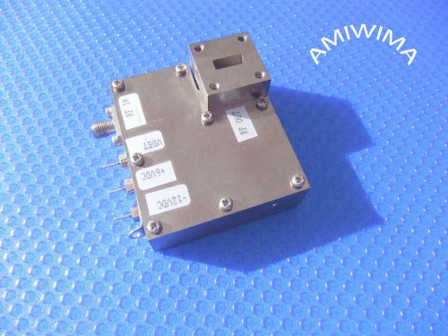 MULTIPLIER X2 KU-BAND K-BAND MICROWAVE AMPLIFIER WR-42  IN 12 OUT 24 GHZ RADAR