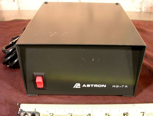 Astron model no. rs-7a, 18 vdc, 5a continuous power supply, 115 vac input for sale