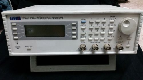 TTi TG2000 20MHz DDS Function Generator TG 2000 UNSURE IF FUNCTIONAL OR NOT