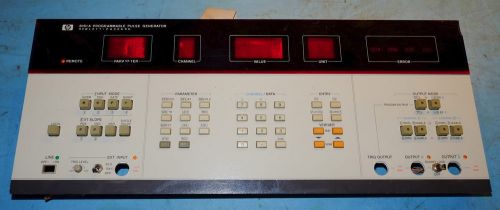 Hp (agilent) 8161a pulse generator front panel for sale