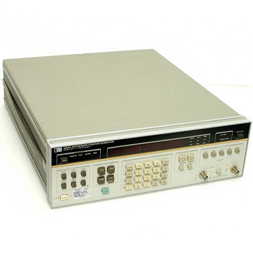 Hp 3325a synthesizer/function generator 1uhz to 21mhz w/ hp-ib noisy low freq. for sale