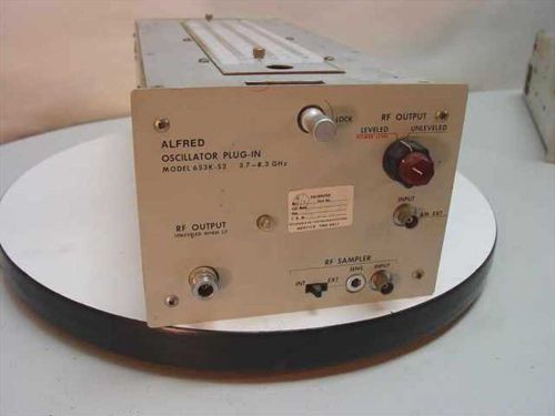 Alfred 653K-S2  3.7-8.3 Ghz Oscillator Plug-in - Vintage Collectab