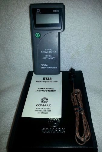 Comark dt33 ruggedized water-resistant digital thermometer with 4 ft probe for sale
