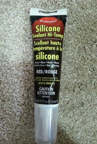 Imperial Hi-Temp High Temperature Silicone Sealant for Metal Glass Wood Plastic