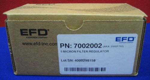 NORDSON EFD 7002002 (2000F755) 5 MICRON FILTER/REGULATOR FLUID DESPENSING
