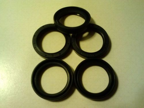 New harwal double lip metric oil shaft seal quantity of 5 25mm x 33mm x 06mm for sale