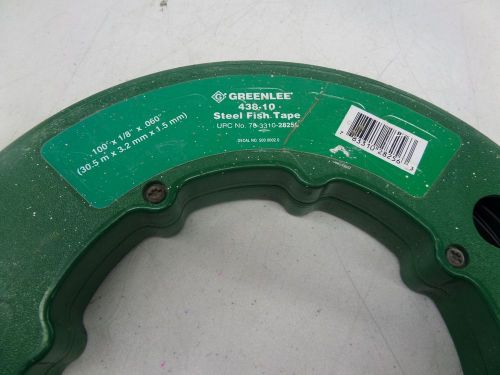 Greenlee 438-10 steel fish tape for sale