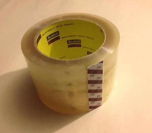 Scotch 375 clear carton sealing tape roll, 72mm x 50m for sale