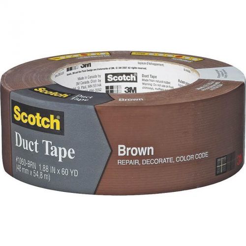 Brown duct tape 1.88&#034;x 60 yd 3m duct 1060-brn-a dark brown 051131982178 for sale