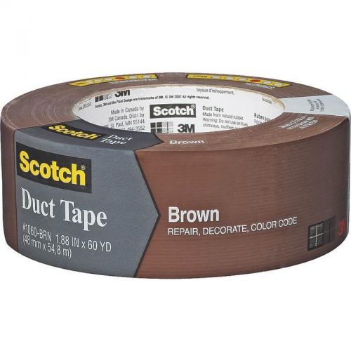 BROWN DUCT TAPE 1.88&#034;X 60 YD 3M Duct 1060-BRN-A Dark Brown 051131982178