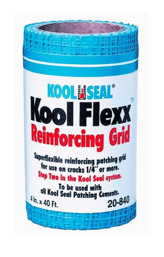 Kool Flex 4&#034; x 40&#039; Roll Reinforcing Patching Grid Cover Cracks 20-840 USA Made