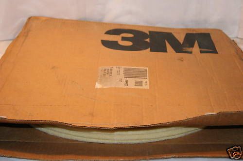 Box of (3) 3m floor buffing srubbing pads for sale