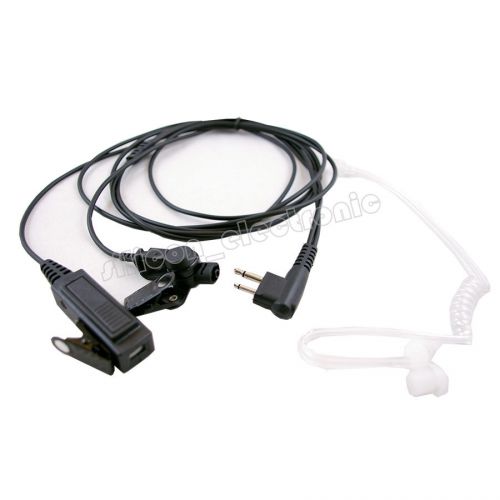 2 Wire Surveillance MIC Earpiece for Motorola CP200 PR400 CLS HYT Radio Headset
