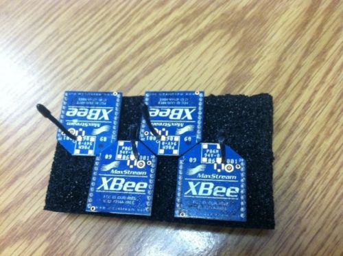 4 each maxstream digi xbee modules with antenna for sale