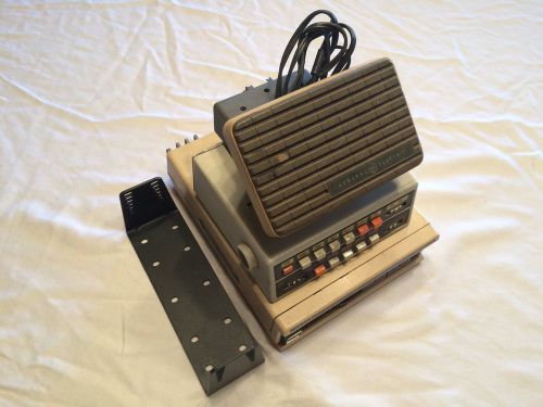 Vintage Police Car Package! GE Phoenix Sx Radio,speaker And Motorola Controller