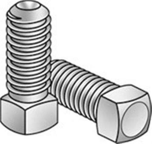 7/8-9x1 1/2 square head set screw cup pt unc steel / plain finish pk 5 for sale