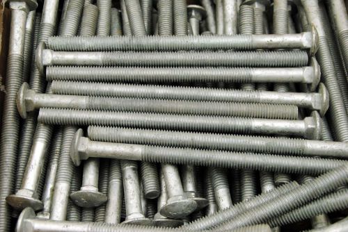 (20) carriage head bolt 1/2-13 x 8 galvanized 307a for sale