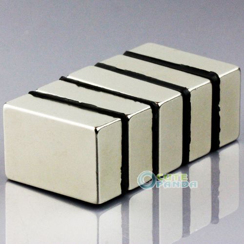 5pcs Strong Block Cuboid Rare Earth Neodymium Magnet 30mm x 20mm x 10mm N50