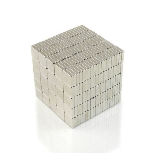 500pcs 5/16&#034; x 5/16&#034; x 5/64&#034; Blocks 8x8x2mm Neodymium Magnets Fridge Craft N35