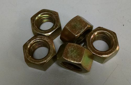 (200) 1/2-13 Hex Nuts - Yellow Zinc