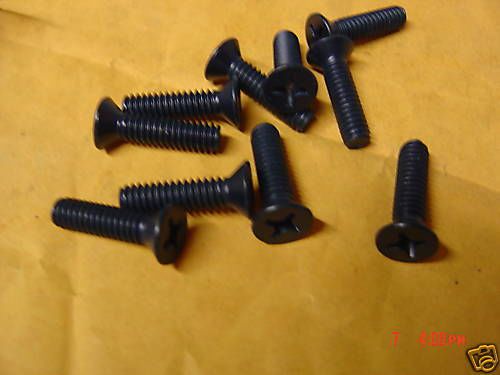 1/4-20 X 1 1/4&#034; Xylan Coated Stainless Flat Head Screws