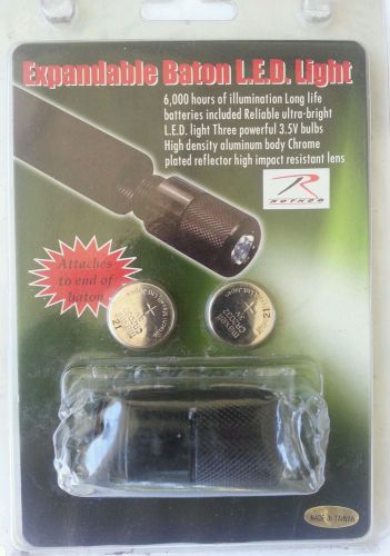 Rothco expandable baton l.e.d light, attaches to end end of baton for sale