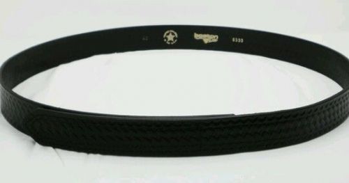 Boston Leather 6530 1-1/2&#034; Velcro Belt Size 36 Black
