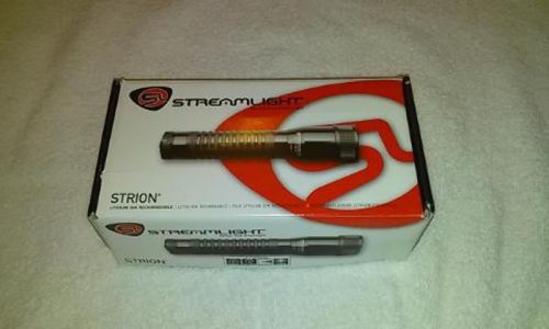 Streamlight strion 74002 flashlight + 2 chargers, wall adapter &amp; car charger for sale