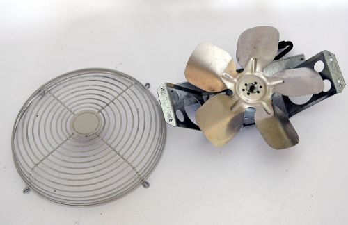 Evaporator coil defrost fan Motor 208-230V 16W 1550 RPM w Mount  bracket &amp; Grill